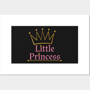 Little princess Gold crown Posters and Art